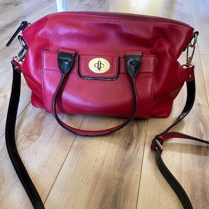 Kate Spade Hampton Road Janie Crossbody Satchel Red